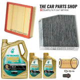 7L PETRONAS OIL AIR CABIN SERVICE KIT FOR MERCEDES A180D 1.8 CDI AMG SPORT