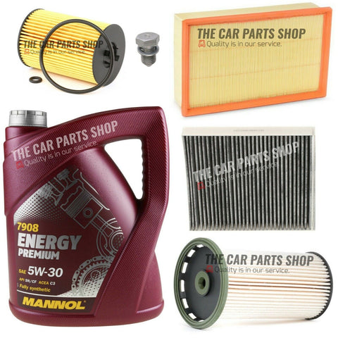FOR AUDI A3 1.6 TDI ULTRA MK3 8V FULL SERVICE KIT WITH MANNOL ENERGY PREMIUM