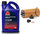 NEW OIL FILTER + 5L MILLERS SERVICE KIT FITS MINI COOPER 1.5 PETROL BRAND NEW