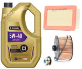 FOR SMART FORTWO 453 2015+ SERVICE KIT 5L TECHNOLUBE 5W40 & OIL AIR FILTER PACK