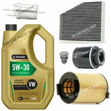 FOR VW GOLF 1.2 TSI MK6 SERVICE KIT 5L OIL + AIR OIL CABIN FUEL FILTER