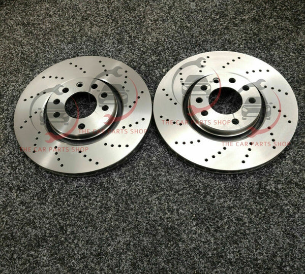 FOR VAUXHALL VECTRA 1.8 SRI MK2 REAR DRILLED BRAKE DISCS 278MM DIAMETER