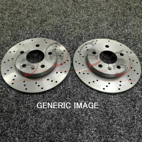 FOR SUZUKI SWIFT SZ2 NEW DRILLED FRONT BRAKE DISCS 252MM