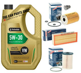 FOR VW GOLF 1.6 TDI MK6 BOSCH SERVICE KIT 5L TECHNOLUBE WITH FUEL OIL AIR BOSCH