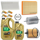 FULL SERVICE KIT TO FIT SAAB 9-3 LINEAR 2.0 PETROL 6L TECHNOLUBE OIL & NGK PLUGS