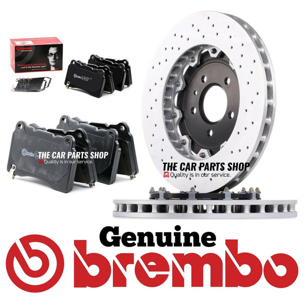 FOR VAUXHALL INSIGNIA 2.8 VXR FRONT BREMBO DRILLE DISCS 355MM BREMBO FRONT PADS