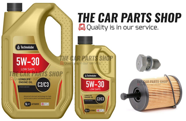 OIL CHANGE SERVCIE KIT FOR AUDI A3 3.2 V6 quattro PETROL 6L OIL + FILTER + PLUG
