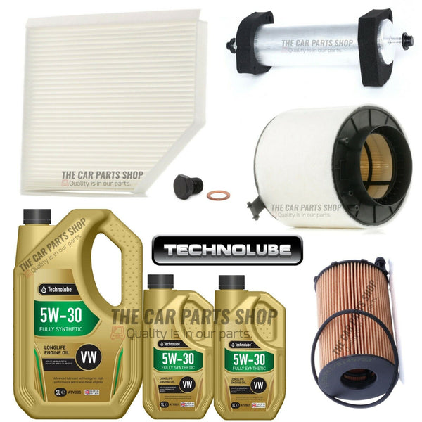 FULL SERVICE KIT FITS AUDI A5 2.7 TDI SPORT V6 24V COMPLETE KIT + 7L TECHNOLUBE