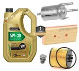 FOR VW GOLF 1.6 FSI PETROL MK5 SERVICE KIT 5L TECHNOLUBE & FUEL OIL AIR FILTER