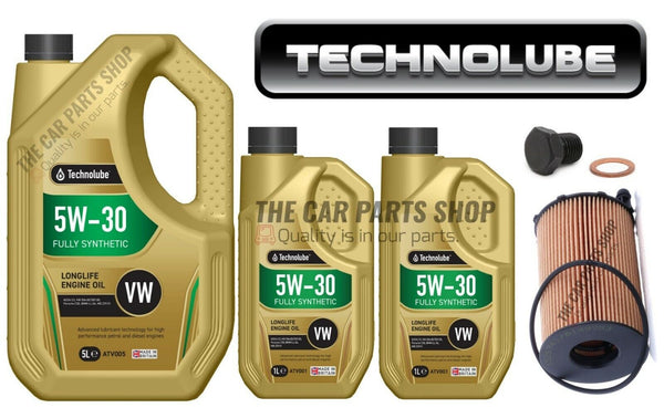 FOR AUDI A4 3.0 TDI MK4 SERVICE KIT 7L LONGLIFE OIL & OIL FILTER & SUMP PLUG KIT