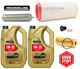 SERVICE KIT FOR BMW 5 SERIES 525D SE 2.5 DIESEL E60 FUEL AIR OIL & 10L LONGLIFE