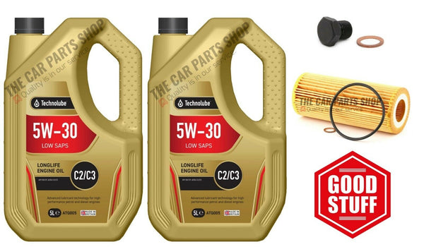 SERVICE KIT FOR BMW 5 SERIES 525D SE 2.5 DIESEL E60 10L LONGLIFE OIL OIL FILTER
