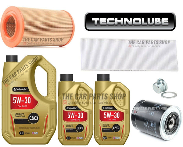7L OIL + AIR OIL CABIN SERVICE KIT FOR PEUGEOT BOXER 330 2.8 HDI MK2 1994>