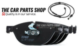 FOR BMW 530D GT F07 PREMIUM FRONT TRW BRAKE PADS AND WEAR SENSOR