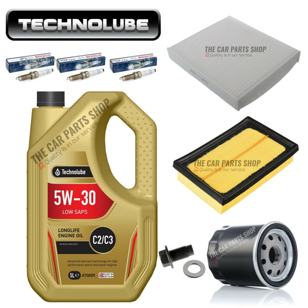 FOR CITROEN C1 FEEL 1.0 PETROL MK2 FULL SERVICE KIT WITH 3 BOSCH IRIDIUM PLUGS