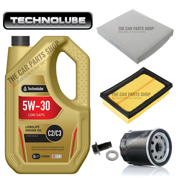 FOR CITROEN C1 FEEL 1.0 PETROL MK2 SERVICE KIT 5L OIL & AIR OIL POLLEN FILTER
