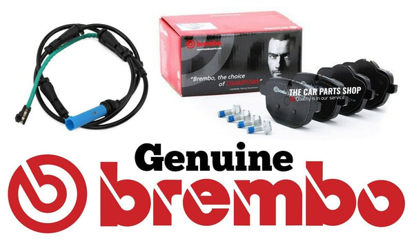 FOR BMW 520d G30 GENUINE BREMBO REAR BRAKE PADS & WEAR SENSOR