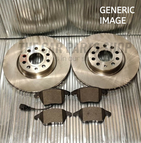 FOR PEUGEOT 307 2.0 HDI MK1 283MM FRONT BRAKE DISCS AND FRONT PADS