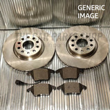 FOR PEUGEOT 307 2.0 HDI MK1 REAR BRAKE DISCS 247MM & REAR BRAKE PADS SET NEW
