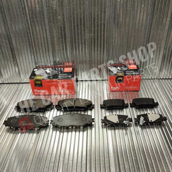 FOR TOYOTA AURIS EXCEL HYBRID MK2 FRONT & REAR APEC BRAKE PADS SET BRAND NEW