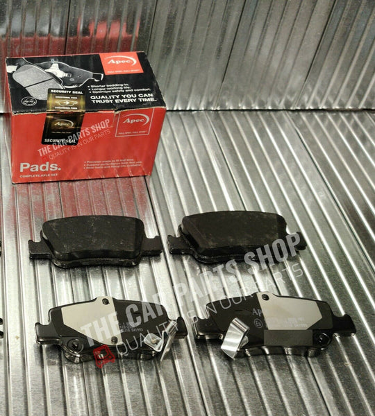 FOR TOYOTA AURIS EXCEL HYBRID MK2 REAR APEC PADS SET NEW BRAKE PADS