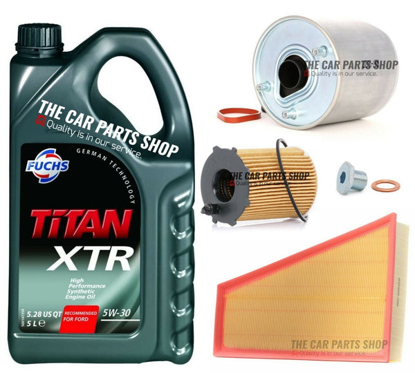 SERVICE KIT FOR FOR GALAXY ZETEC 1.6 TDCI T1WB MK3 WITH FUCHS 5W30 OIL