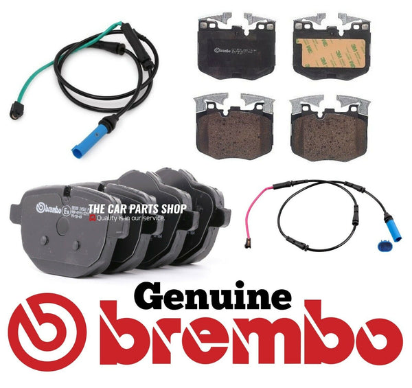 FITS BMW 530E MSPORT G30 FRONT & REAR BREMBO BRAKE PADS AND NEW SENSORS