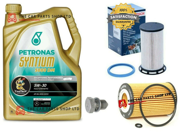FITS VW GOLF MK7 GTD BOSCH SERVICE KIT PETRONAS 5W30 ( NO AIR FILTER INCLUDED )