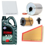 PREMIUM FUCHS TITAN 5W30 SERVICE KIT FOR FOR GALAXY ZETEC 1.6 TDCI T1WB MK3
