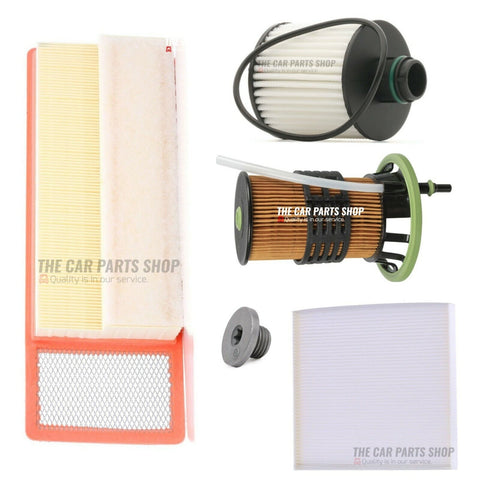 FULL SERVICE KIT FOR VAUXHALL COMBO ENGINE CODE A13FD MATCH THE FILTERS