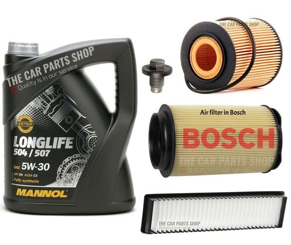 5L OIL & AIR OIL CABIN SERVICE KIT FOR MINI COOPER 3 R53 1598cc 2002-06 W11B16A