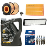 FOR MINI COOPER 3 R53 02-06 COMPLETE SERVICE KIT WITH BOSCH SPARK PLUGS