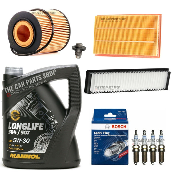 FOR MINI COOPER 3 R53 02-06 COMPLETE SERVICE KIT WITH BOSCH SPARK PLUGS