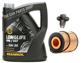 FOR MINI COOPER 3 R53 02-06 OIL CHANGE SERVICE PACKAGE 5L OIL & FILTER + PLUG