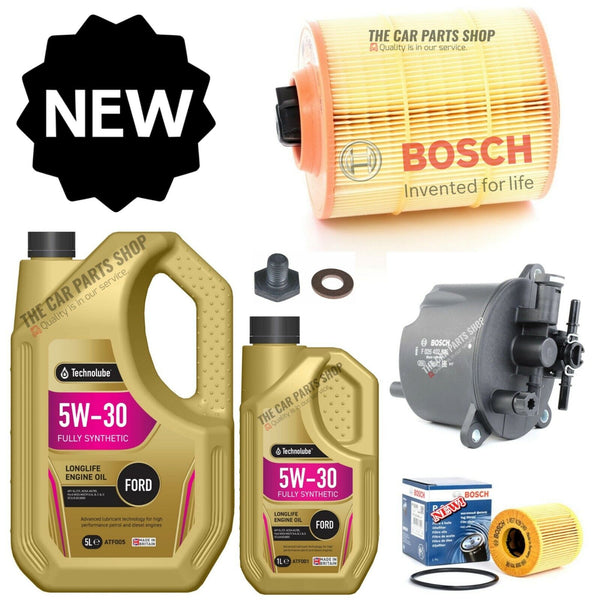 FOR FORD MONDEO MK4 2.2 TITANIUM BOSCH SERVICE KIT WITH NEW BOSCH FUEL FILTER