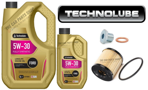 TO FIT FORD MONDEO 2.0 TDCI MK4 07-14 NEW OIL CHANGE SERVICE KIT WITH 6L 5W30