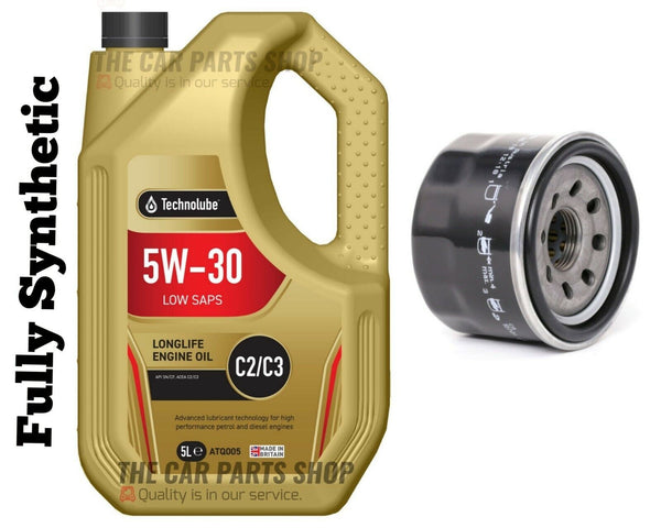 SERVICE KIT FOR SMART FORTWO 1.0 PETROL 451 NEW OIL FILTER & 5L ENGINE OIL 5W30