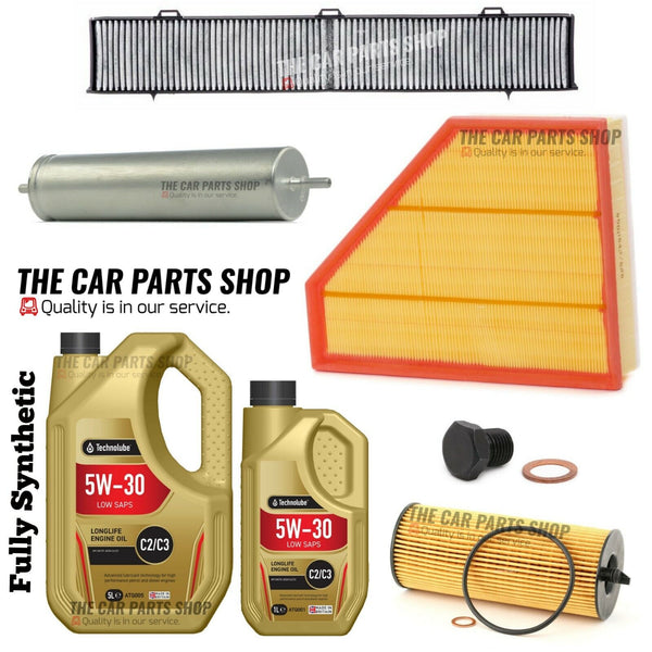 Complete Service kit for BMW X1 Diesel Estate xDrive 20d 6 Litres engine oil