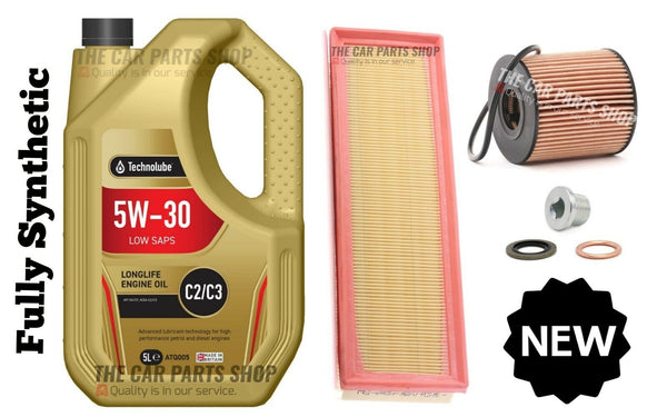 Service kit for Citroën Berlingo 1.6 Petrol 5 litres oil & Air Oil Filter Kit