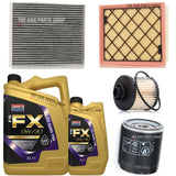 FITS FORD GALAXY ZETEC 2.0 TDCI SERVICE KIT 6L 0W30 OIL AND ALL NEW FILTERS KIT