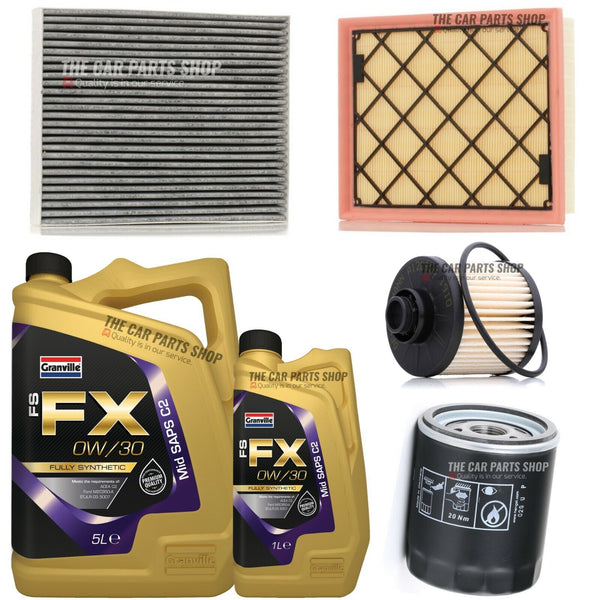 FITS FORD GALAXY ZETEC 2.0 TDCI SERVICE KIT 6L 0W30 OIL AND ALL NEW FILTERS KIT
