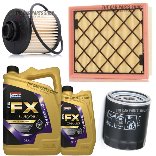 FITS FORD GALAXY ZETEC 2.0 TDCI SERVICE KIT FUEL AIR OIL AND 6L 0W30 MOTOR OIL