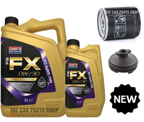 FITS FORD GALAXY ZETEC 2.0 TDCI SERVICE KIT OIL FILTER AND ENGINE OIL 6L 0W30