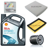 SHELL SERVICE KIT FOR TOYOTA YARIS 1.5 HYBRID MK3 + 4