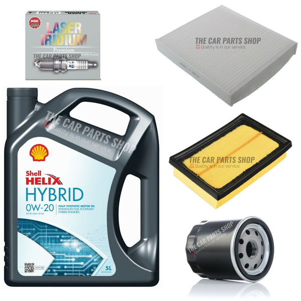 SHELL SERVICE KIT FOR TOYOTA YARIS 1.5 HYBRID MK3 + 4