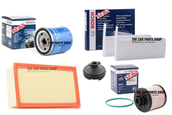 FULL BOSCH FILTERS SERVICE PACK FOR PEUGEOT 308 1.6 BLUE HDI S/S SW GT LINE