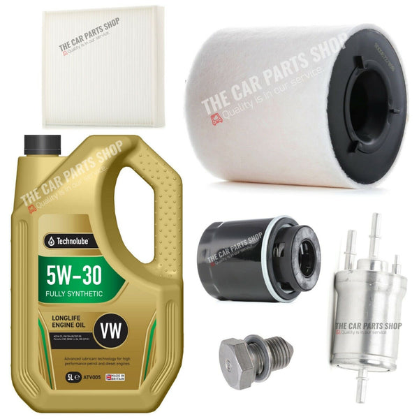 FULL SERVICE KIT FOR SKODA FABIA MK2 1.2 PETROL COMPLETE KIT WITH NEW SUMP PLUG