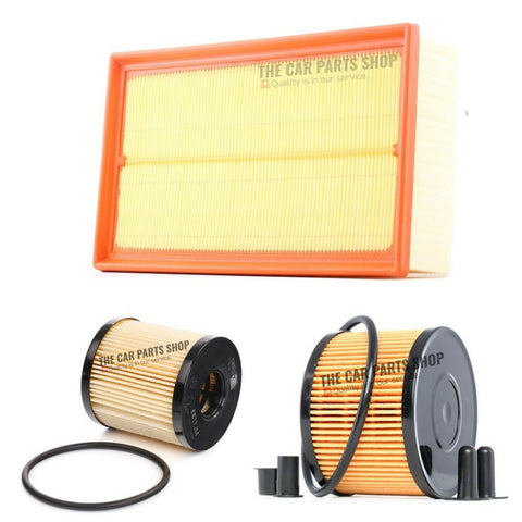 FITS PEUGEOT 308 CC GT 2.0 HDI 09-12 SERVICE FILTER KIT 3 FILTERS AIR OIL FUEL