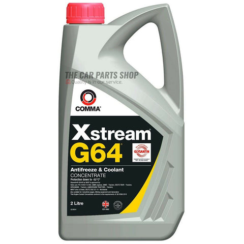 2 LTR COMMA G64 XSTREAM ANTIFREEZE & COOLANT FITS VOLVO V40 D4 MK3 NEXT DAY POST