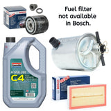 5L OIL & AIR OIL FUEL BOSCH SERVICE KIT FITS NISSAN NV200 1.5 DCI K9K